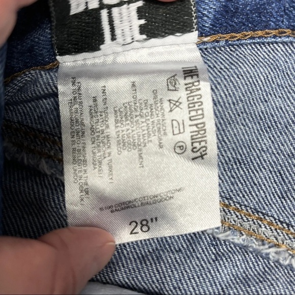 The Ragged Priest Denim Midi Shorts - Picture 8 of 8